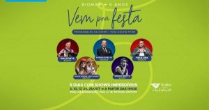 RioMar celebra aniversário com shows durante o mês de outubro