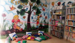 Inec promove mutirão de revitalização de Espaço de Leitura na Pacatuba com apoio da comunidade atendida pelo projeto