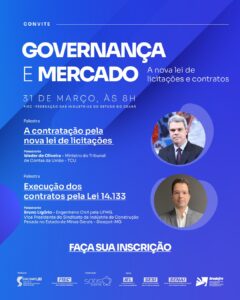 SINCONPE/CE e FIEC promovem Seminário sobre “Governança Mercado – A nova Lei de Licitações e Contratos”