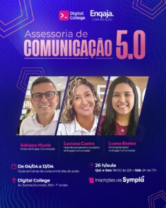 Engaja Comunicação e Digital College promovem curso de comunicação corporativa