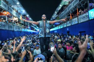 A Banda Parangolé se apresentou nesta quinta-feira (18)