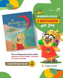 North Shopping Fortaleza lança o novo livro Zoe, mascote mais querida da cidade e realiza campanha de doação de brinquedos