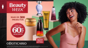 Beauty Week: o Boticário entrega produtos em até 6 horas após compra como estratégia para a maior promoção do ano