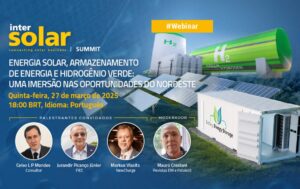 Intersolar Summit Brasil Nordeste: Webinar gratuito discute energia solar, armazenamento e hidrogênio verde