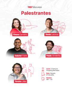 TEDxMucuripe anuncia palestrantes para edição que ocorre neste dia 07