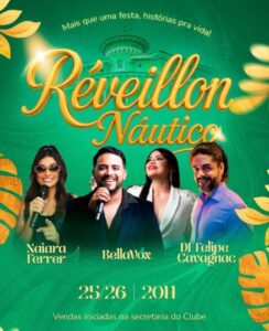 Réveillon do Náutico terá Naira Ferrer, Bella Vox e DJ Felipe Cavagnac