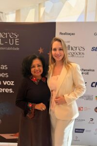 Carolina Parente destaca a representação feminina nas políticas comerciais no Fórum Mulheres Mercosul–UE