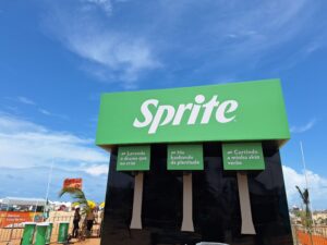 Chuveirão Sprite chega a Praia de Iracema, em Fortaleza, nos dias 23, 24 e 25 de janeiro