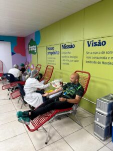 Sorvetes Frosty arrecada cerca de 110 bolsas em campanha de doação de sangue no Ceará