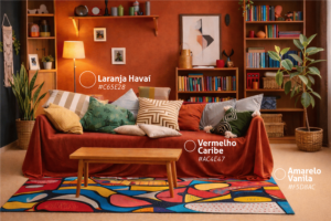 Minimalismo quente e maximalismo orientam tendências de cores e acabamentos nos interiores residenciais