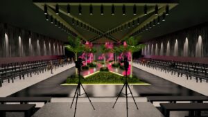 DFB Festival 2026 apresenta uma das maiores salas de desfile do Brasil com passarela em formato de “X” e megaestrutura