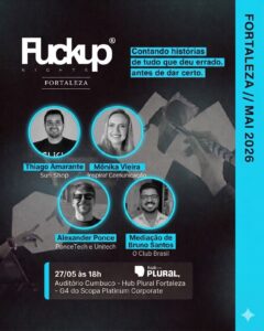 Mônika Vieira participa do FuckUp Nights Fortaleza e compartilha bastidores dos desafios da trajetória empreendedora