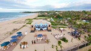 Jogador do Al-Rayyan, do Catar, Roger Guedes e influencer, Sindy Guedes realizaram pré wedding na Casa Nossa Taíba