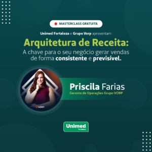 Unimed Fortaleza oferece masterclass gratuita sobre estratégias para impulsionar vendas e crescimento sustentável