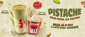 Bob’s anuncia retorno da linha de Pistache ao cardápio