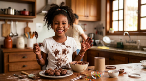 Dia do Chocolate e férias escolares? Tira Manchas Brilux facilita a limpeza da bagunça das crianças