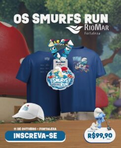 Inscrições para Smurfs Run em Fortaleza estão abertas