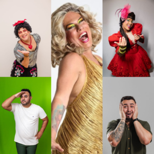 Ciro Santos, Marinalva, Bruno Paz, Anderson Justus e Fransquinha fazem apresentação no Humor da Praça no RioMar Fortaleza nesta sexta-feira (28/08)