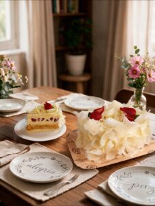 Sodiê Doces celebra 29 anos com bolo inspirado na história da marca e coleção especial de pratos