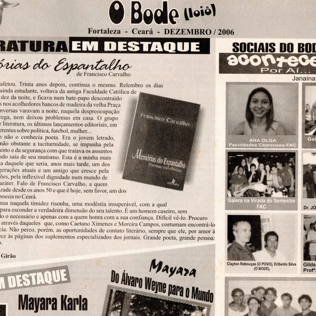 2006 - Jornal o Bode Ioiô (Estágio)